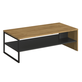 Măsuţă de cafea 120, stejar craf auriu/antracit, SANTANA - - Roveli