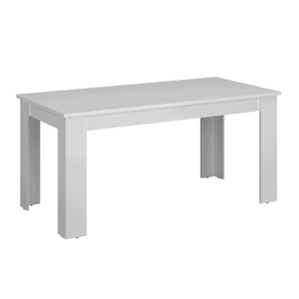 Masă dining extensibilă, albă, 160-210x90 cm, ERODIN - - Roveli