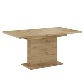 Masă de sufragerie extensibilă, stejar artisan, 160-200x90 cm, BOBA - - Roveli