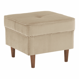 Taburet modern, bej auriu/nuc, RUFINO 3 NEW - - Roveli