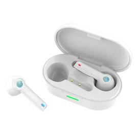 Casti Wireless DacEnergy©, Bluetooth 5.0, microfon incorporat, IPX7 Impermeabil, control volum, atingere inteligenta, activare vocala Siri, design ergonomic, culoare alb - - Roveli