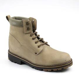 ​Bocanci imblaniti , de dama , din piele naturala , intoarsa 2348-BEJ/16X - - Roveli