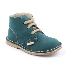 Ghete usoare , pentru copii , din piele naturala , cu talpa cusuta 445-VERDE/MC, Culoare (12): Verde, Marime (12): 24 - - Roveli