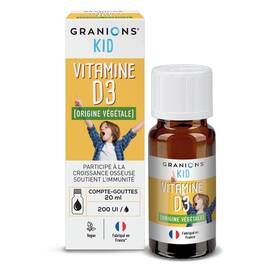 LGN Kid Vitamina D3, 20 ml – Vitamina D3 lichida pentru imunitate si oase - Granions Franta - - Roveli