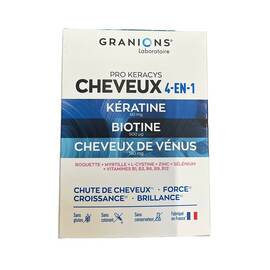 ​LGN Pro Keracys 4 in 1 - Supliment pentru par, 90 tablete – Granions Franta - - Roveli