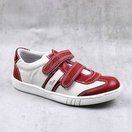 Pantofi sport pentru copii , din piele naturala 3229-ROSU/ALB/G, Culoare (12): ROSU/ALB, Marime (12): 30 - - Roveli