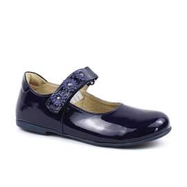 Pantofi usori , de copii , cu bareta decorata 1527-BLEUMARIN/S, Culoare (12): Bleumarin, Marime (12): 32 - - Roveli