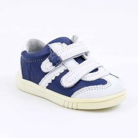 Pantofi sport , pentru copii , din piele naturala , PRIMII PASI  1839-BLEUMARIN/ALB/PP, Culoare (12): Bleumarin, Marime (12): 20 - - Roveli