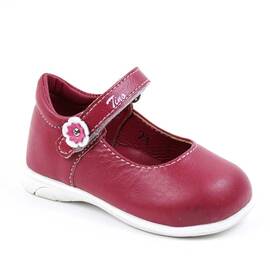 Pantofi usori , de copii , din piele naturala , PRIMII PASI 3258-FUCSIA - - Roveli