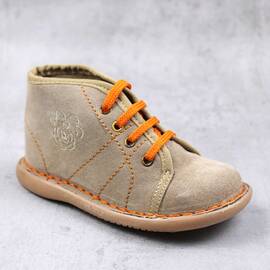 Ghete usoare , pentru copii , din piele naturala intoarsa , PRIMII PASI 3059-BEJ, Culoare (12): Bej, Marime (12): 22 - - Roveli