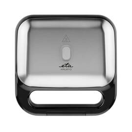 Sandwich maker ETA Krusto 4163 90000, 750W, 4 sandwich-uri triunghiulare, placi nonaderente, otel inoxidabil - - Roveli