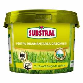 ​Ingrasamant pentru gazon Substral, special pentru insamantare, actiune indelungata de pana la 100 de zile, granule, 10 kg - - Roveli