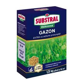 Ingrasamant pentru gazon Substral Osmocote, fertilizant profesional cu actiune prelungita, granule, 1.5 kg - - Roveli