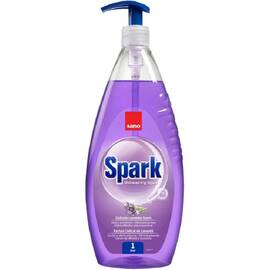 ​Detergent de vase SANO Spark, manual, cu pompita, lavanda, 1 l - - Roveli