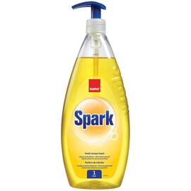 ​Detergent de vase SANO Spark, manual, cu pompita, lamaie, 1 l - - Roveli