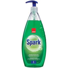 ​Detergent de vase SANO Spark, manual, cu pompita, castravete si lamaie, 1 l - - Roveli
