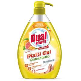 ​Detergent de vase Dual Power, manual, super concentrat, citrice, 1000 ml - - Roveli