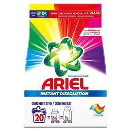 Detergent de rufe automat Ariel Color, 1,5 kg, formula concentrata, 20 spalari - - Roveli