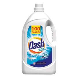 Detergent de rufe lichid Dash Alpen Frische, 5 l, elimina petele si murdaria, 100 spalari - - Roveli