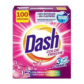 ​Detergent de rufe automat Dash Color Fresh, 6 kg, rufe stralucitoare, 100 spalari - - Roveli