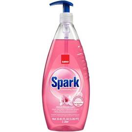 ​Detergent de vase SANO Spark, manual, cu pompita, migdale, 1 l - - Roveli