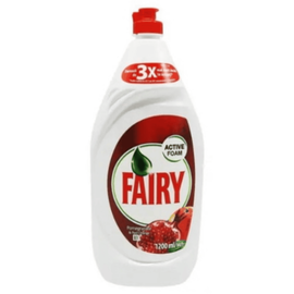 Detergent de vase Fairy, manual, 100% eficient, aroma placuta, rodie, 1.2 L - - Roveli