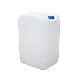 Bidon, confectionat din polietilena, capac cu sigilare, 38 x 62 cm, uz casnic, 60 litri, alb - - Roveli