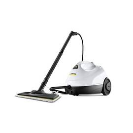 Curatitor cu abur Karcher, asigura o curatare temeinica fara substante chimice, capacitate recipient 1 litru, timp de incalzire 6.5 min, 1500 W, alb si negru - - Roveli