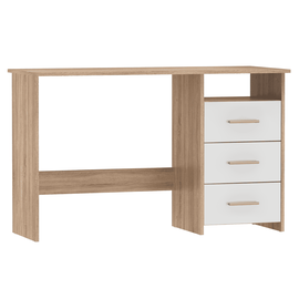 Măsuţa PC , stejar sonoma/alb, LARISTOTE NEW - - Roveli