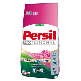 Detergent de rufe automat, Persil Professional Rose, curatare in profunzime, igiena, prospetime, 10 kg, rufe albe si colorate, 66 spalari - - Roveli