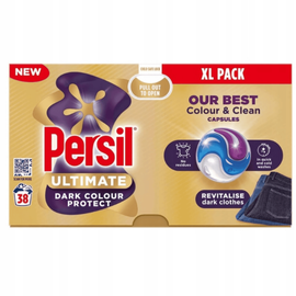​Detergent de rufe capsule, Persil Ultimate Dark Colour Protect, protejeaza si intensifica culorile inchise, 38 capsule - - Roveli