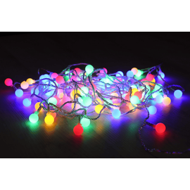 Instalatie Craciun DacEnergy©, 7.92 m, 100 LED-uri multicolore, 3.3W, controler cu 8 functii - - Roveli