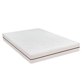 Saltea pat Bedora Merino Confort, ortopedica, cu spuma poliuretanica, fara arcuri, fata vara sau iarna, husa detasabila, 2 persoane, 140 x 200 x 18 cm - - Roveli