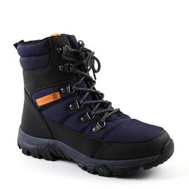 ​Ghete unisex de zapada , imblanite din material impermeabil  D40217-NAVY, Culoare (12): Bleumarin, Marime (12): 39 - - Roveli