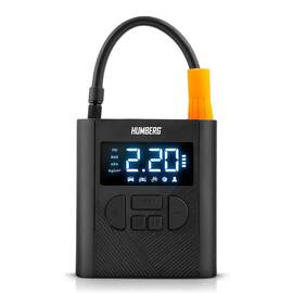 Compresor electric fara fir, afisaj LED, incarcare USB-C, debit aer 20-22 l/min, capacitate baterie 6000mAh, protecție la supraîncălzire, funcția Power Bank, tensiune 12V - - Roveli