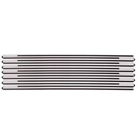 Inel superior pentru plasa de trambulina cu diametru de 435 cm, 12 tije de aproximativ 100 cm, diametru de 1 cm - - Roveli