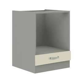 Dulap inferior, crem extra lucios, PRADO 60 DG BB - - Roveli