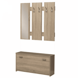 Mobilier pentru hol, stejar sonoma, ladă 03 NEW - - Roveli