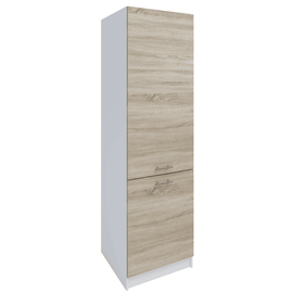 Dulap pentru produse alimentare, stejar sonoma/alb, deschidere dreapta, FABIANA S - 60/210 - - Roveli