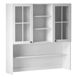 Dulap superior cu sticlă K120, alb/pin Andersen, PROVENCE - - Roveli