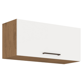 Cabinet superior, stejar Lancelot/alb extra lucios HG, VEGA 80 GU-36 1F - - Roveli