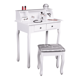 Măsuţă de toaletă, alb, RODES NEW - - Roveli