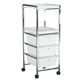 Raft portabil, alb/crom, CORFU - - Roveli