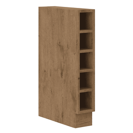 Cabinet inferior cu rafturi, stejar Lancelot, VEGA 15 D OTW BB - - Roveli