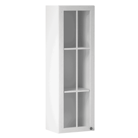 Dulap superior cu sticlă W40S, alb/pin andersen, stânga PROVANCE - - Roveli