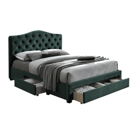 Pat, catifea Velvet smarald, 160x200, KESADA - - Roveli
