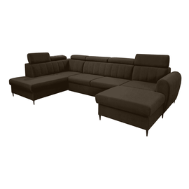 Canapea extensibilă, maro, dreapta, KORIO U - - Roveli