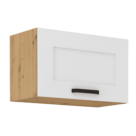Dulap superior, alb/stejar artizan, LULA 60 GU-36 1F - - Roveli