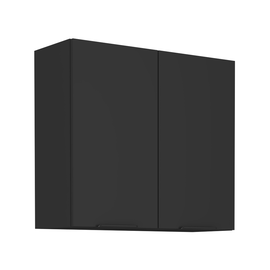 Dulap de sus, negru, SIBER 80 G-72 2F - - Roveli