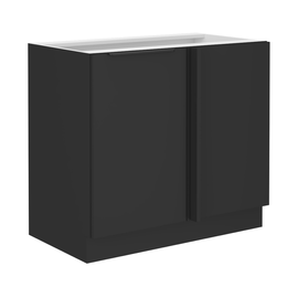 Dulap inferior, negru, SIBER 105 ND 1F BB - - Roveli